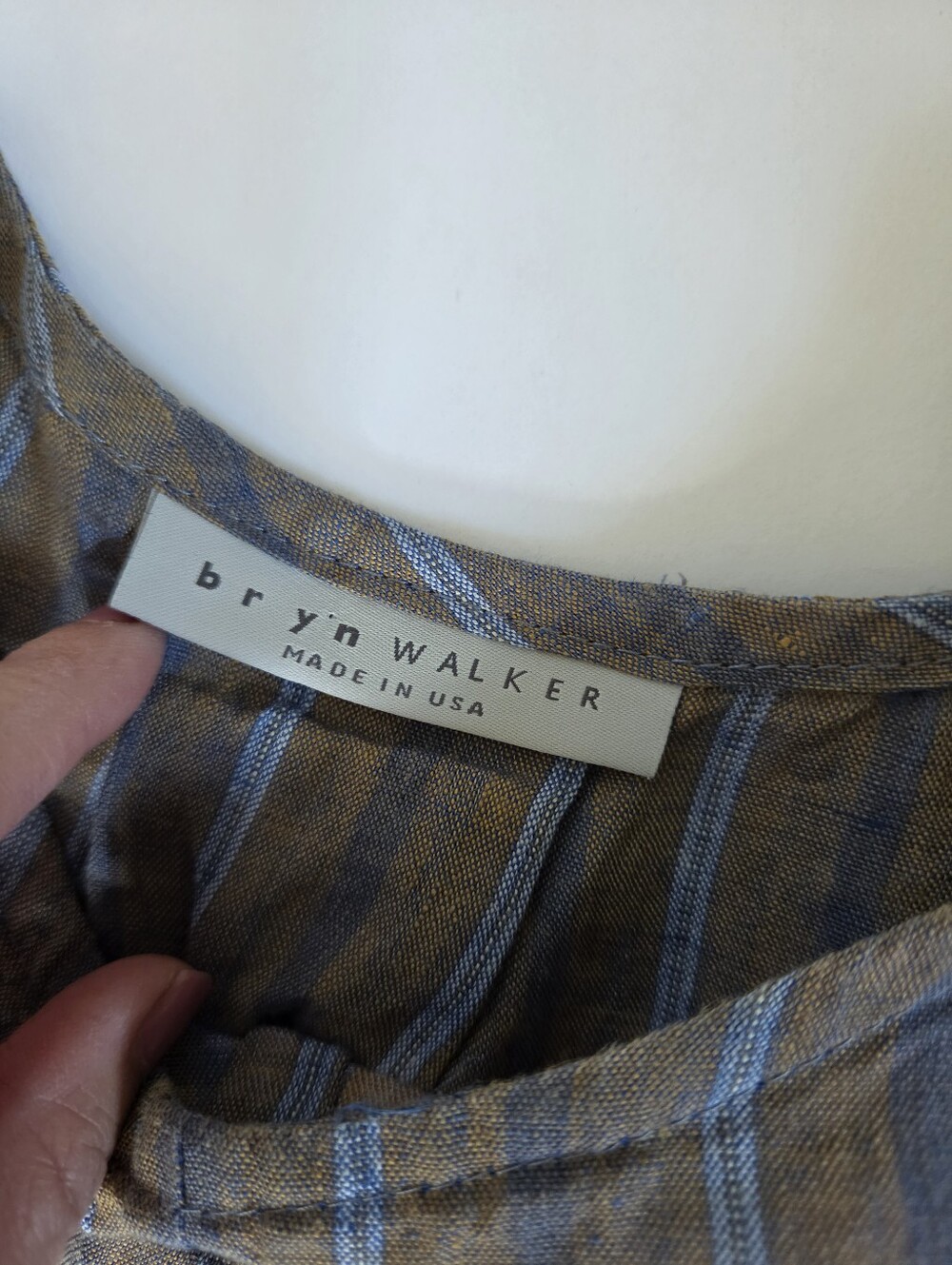 Bryn Walker 100% linen made in USA lagenlook dress tunic 1/2 sleeve sz XS - Picture 3 of 8